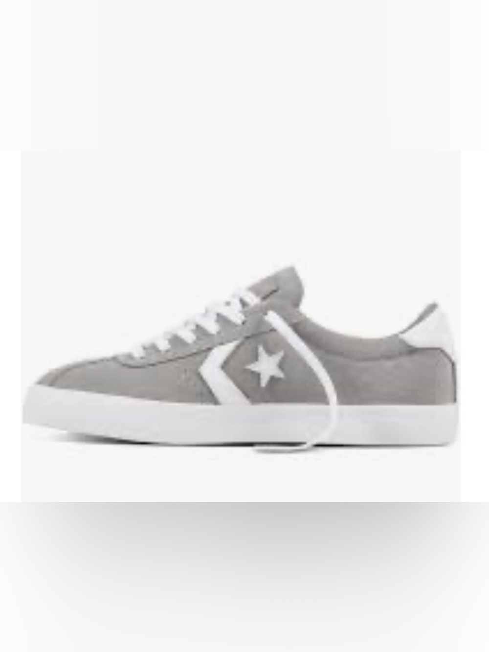 Converse suede breakpoint ox women shoes size 5 Dolphin/white